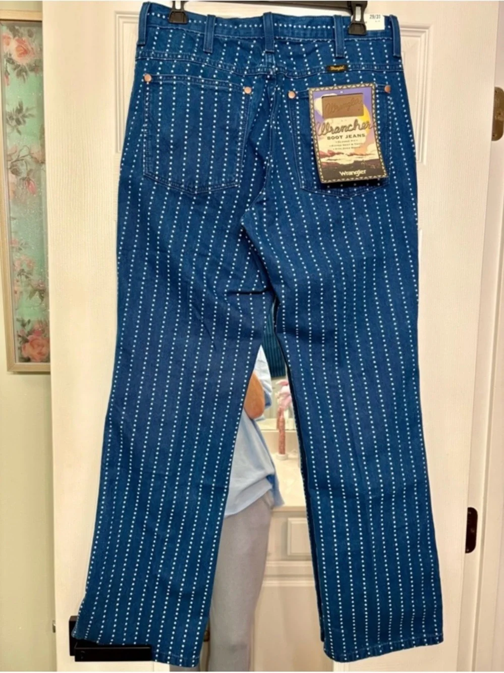 Anthropologie Wrangler Wrancer High-Rise Straight-Leg Jeans NWT - Picture 9 of 9